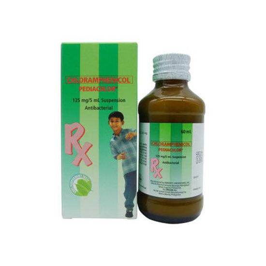 Picture of Pediachlor 125mg/5mL Suspension 60ml (Chloramphenicol)