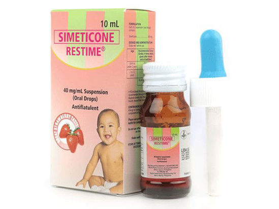 Picture of Restime 40mg Drops 10ml (Simeticone)