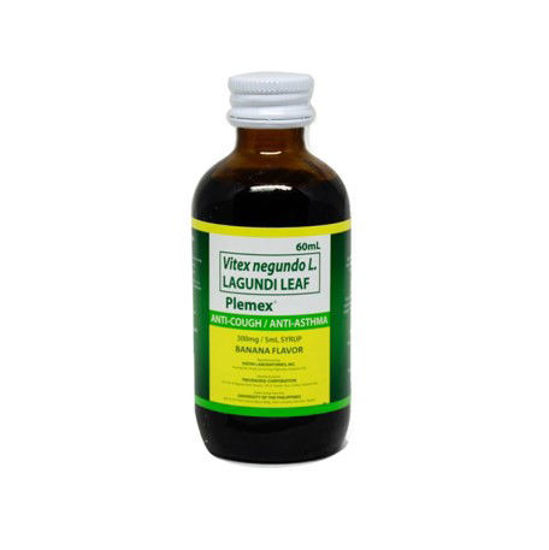 Picture of Plemex Kids Banana Syrup 60ml (Vitex negundo L. Lagundi Leaf)