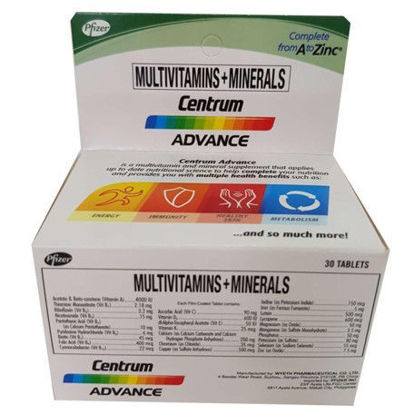 Picture of Centrum Advance Tablet 30 Tablets