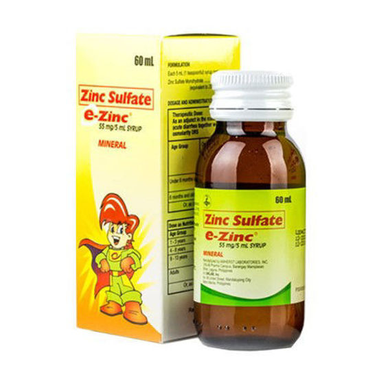 ZAP IT. EZinc 55mg/5ml Syrup 60ml (Zinc Sulfate)